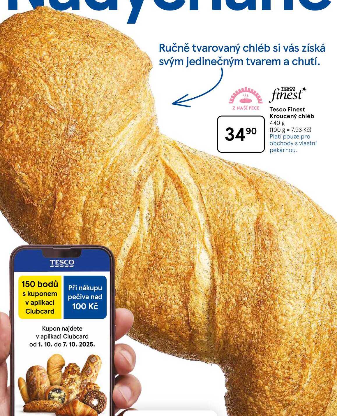 Tesco Finest Kroucený chléb, 440 g  
