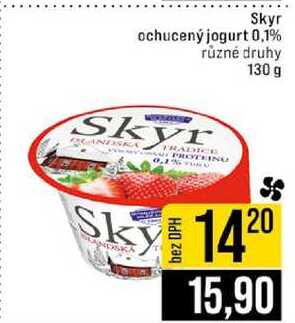Bohušovická mlékárna Skyr ochucený jogurt 0,1% 130 g 