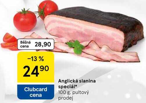 Anglická slanina speciál, 100 g 