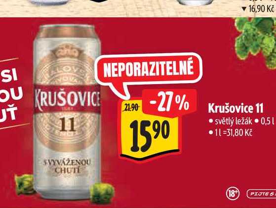  Krušovice 11 0,5 l