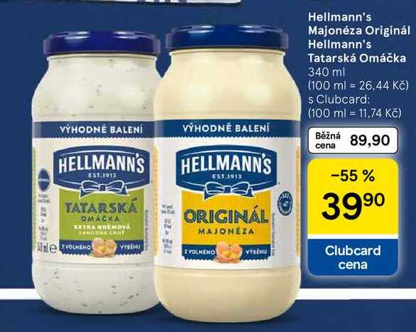 Hellmann's Majonéza Originál, 340 ml  