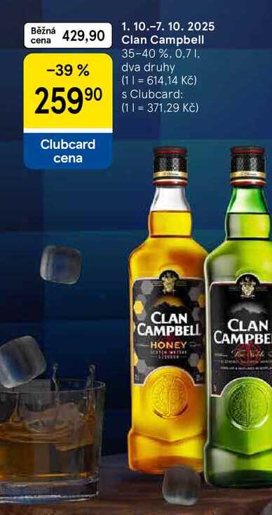 Clan Campbell 35-40 %, 0.7 l