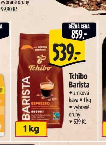  Tchibo Barista  zrnková káva 1kg  