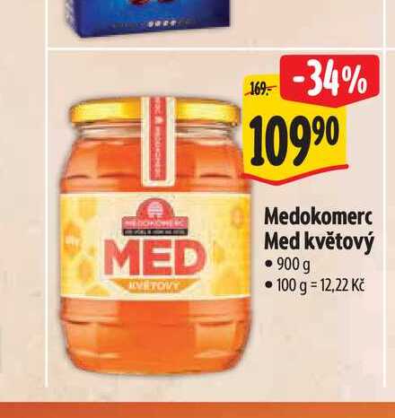   Medokomerc Med květový 900 g 