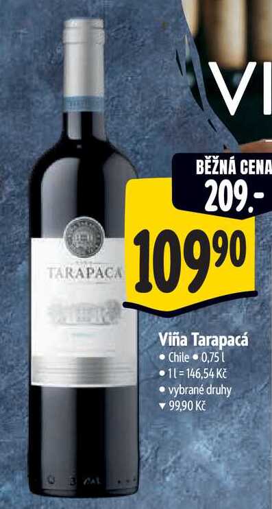   Viña Tarapacá  0,75 l