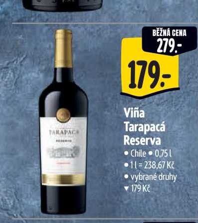   Viña Tarapacá Reserva 0,75 l
