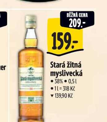   Stará žitná myslivecká 0,5 l
