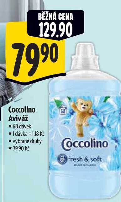   Coccolino Aviváž 68 dávek 