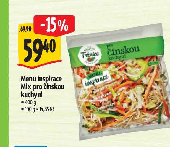  Menu inspirace Mix pro čínskou kuchyni 400 g 