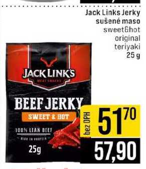 Jack Links Jerky sušené maso 25 g