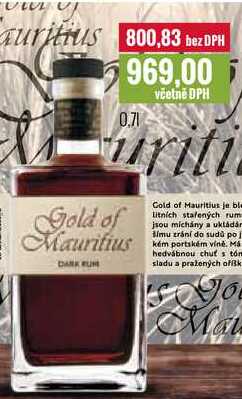 Gold of Mauritius 0,7l