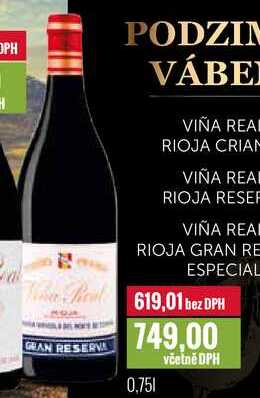 VIÑA REAL RIOJA GRAN RESERVA ESPECIAL 0,75l