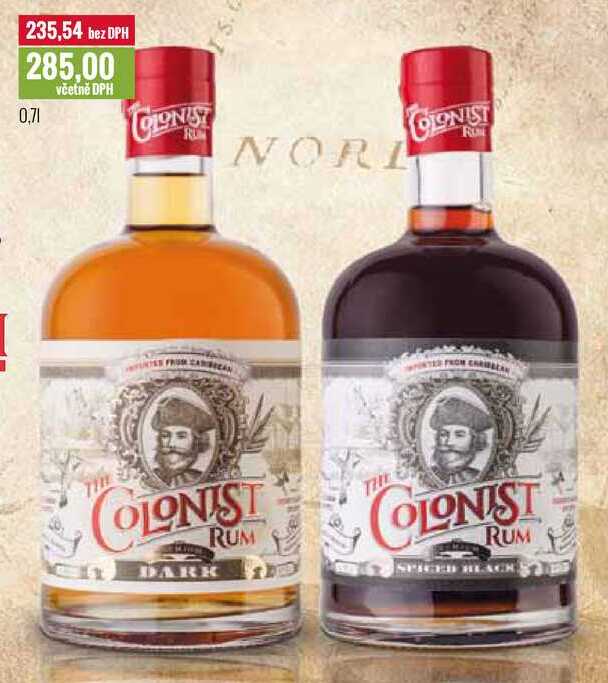 THE COLONIST RUM 0,7l