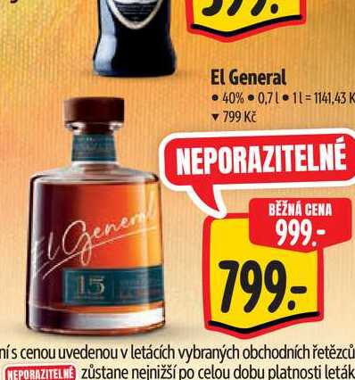   El General  0,7 l