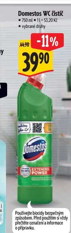   Domestos WC čistič 750 ml  