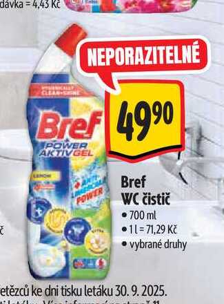   Bref WC čistič  700 ml 