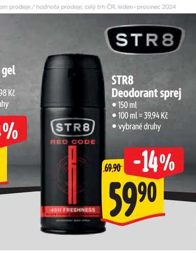   STR8 Deodorant sprej  150 ml 