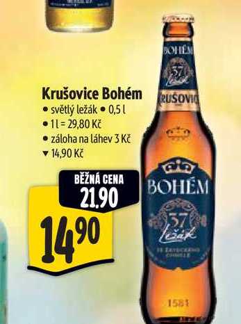   Krušovice Bohém 0,5 l