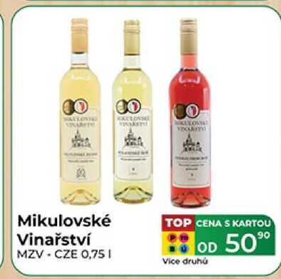 Mikulovské Vinařství MZV - CZE 0,75 1