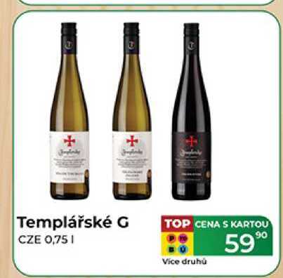 Templářské G CZE 0,751  