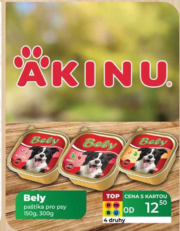 Bely paštika pro psy 150g, 300g 