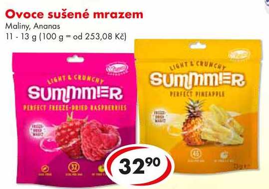Ovoce sušené mrazem, 11-13 g