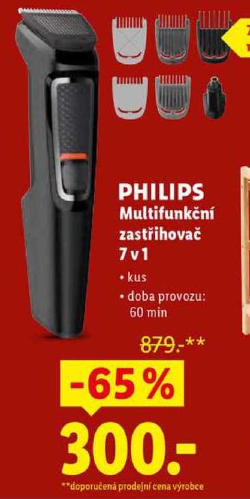 PHILIPS Multifunkční zastřihovač 7v1 