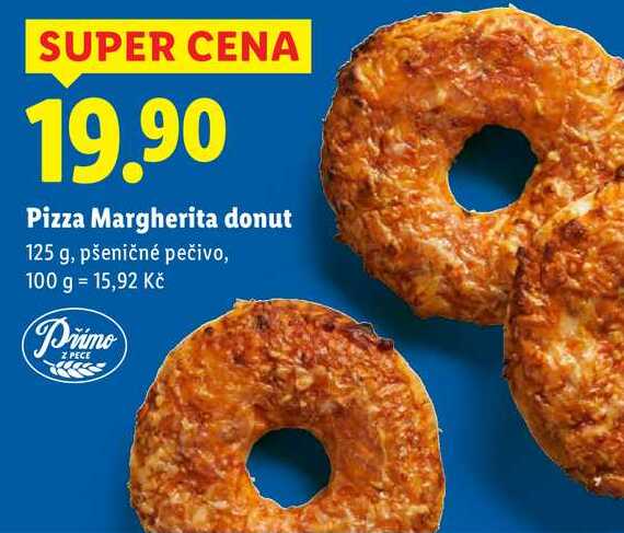 Pizza Margherita donut, 125 g