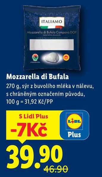 Mozzarella di Bufala, 270 g