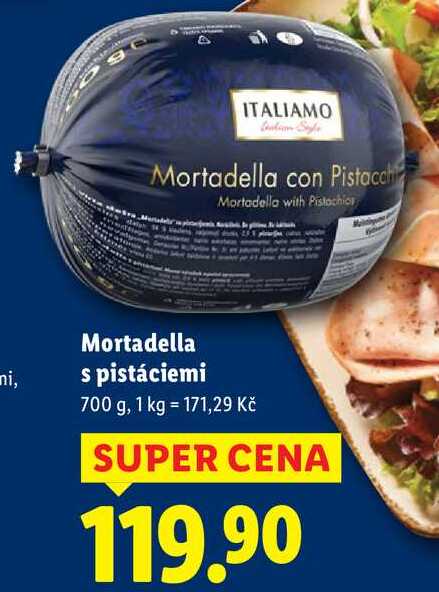 Mortadella s pistáciemi, 700 g