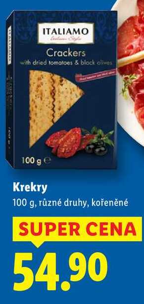 Krekry, 100 g
