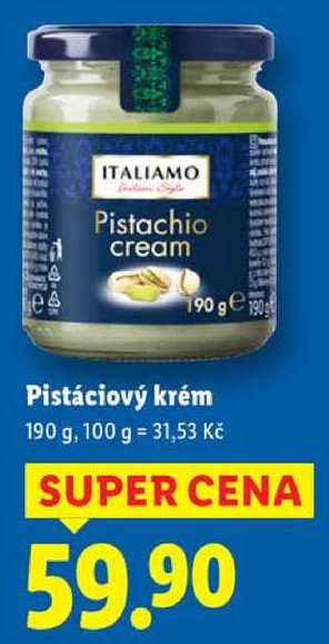 Pistáciový krém, 190 g