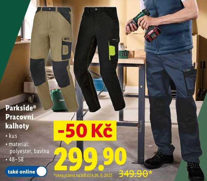Parkside Pracovní kalhoty