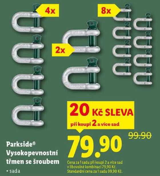 Parkside Vysokopevnostní třmen se šroubem 