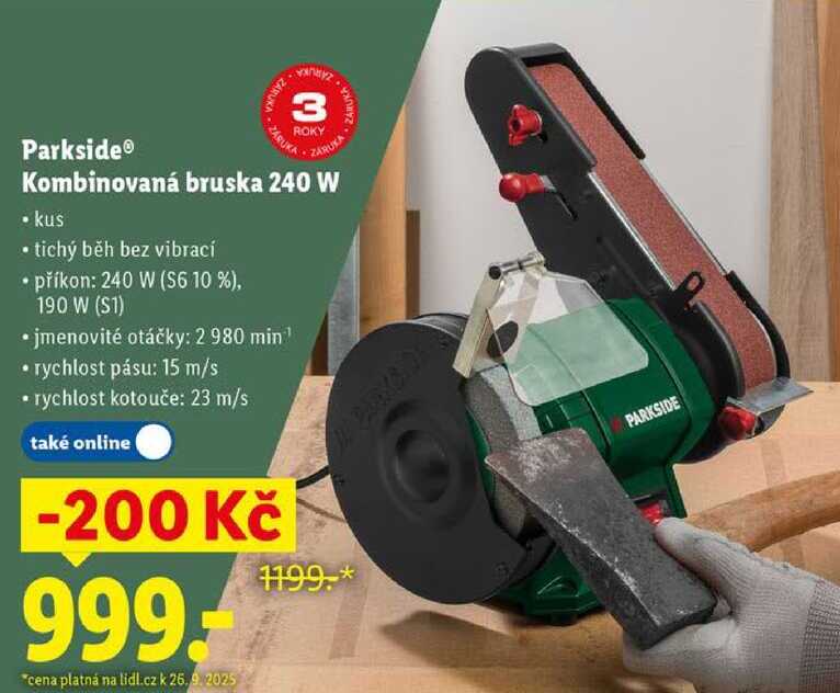Parkside Kombinovaná bruska 240 W 