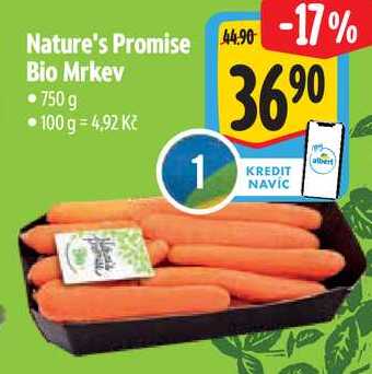 Nature's Promise Bio Mrkev, 750 g 