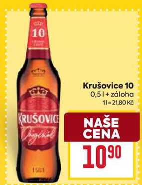 Krušovice 10 0,5l