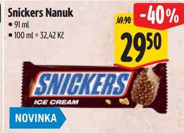 Snickers Nanuk, 91 ml 