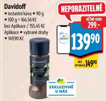 Davidoff instantní káva, 90 g