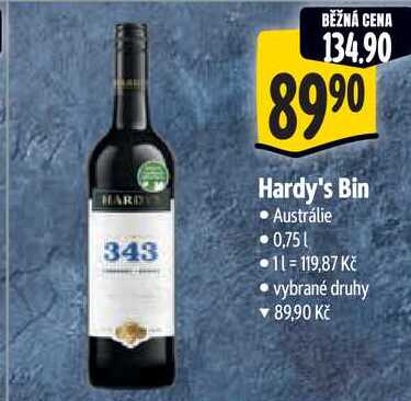 Hardy's Bin, 0.75 l