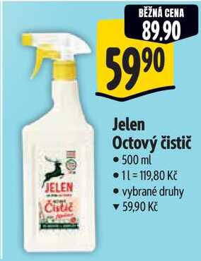 Jelen Octový čistič, 500 ml 