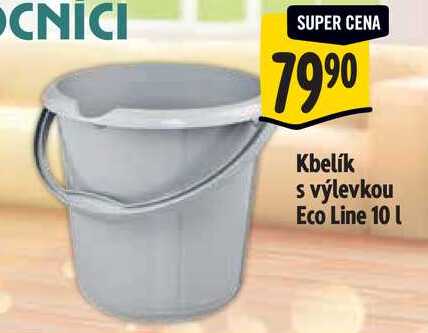 Kbelík s výlevkou Eco Line 10 l 
