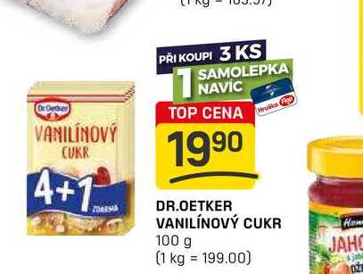 DR.OETKER VANILÍNOVÝ CUKR 100 g