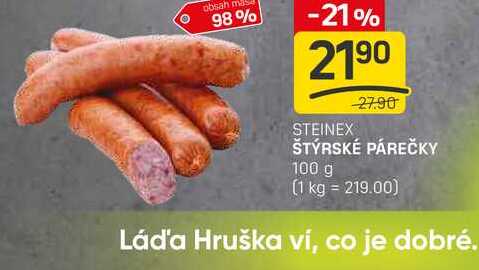 ŠTÝRSKÉ PÁREČKY 100 g 