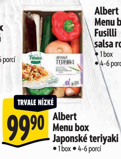 Albert Menu box Japonské teriyaki 