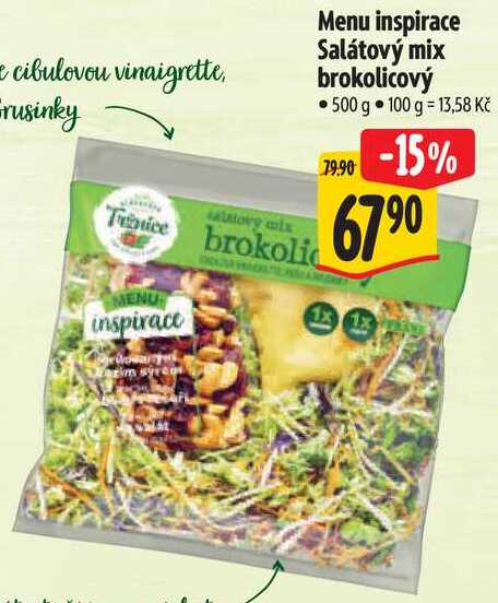 Menu inspirace Salátový mix brokolicový, 500 g