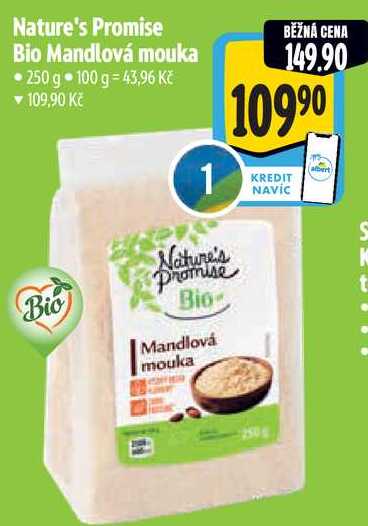 Nature's Promise Bio Mandlová mouka, 250 g 