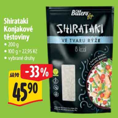 Shirataki Konjakové těstoviny, 200 g 