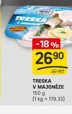 TRESKA V MAJONÉZE 150 g 