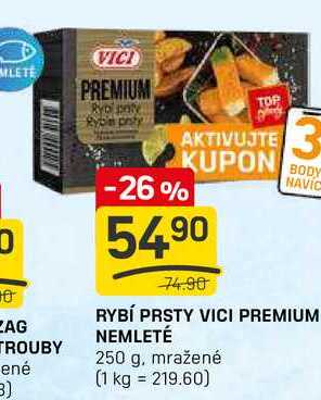 RYBÍ PRSTY VICI PREMIUM NEMLETÉ 250 g